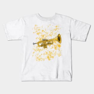 Trumpet Teacher Trumpeter Brass Musician Kids T-Shirt